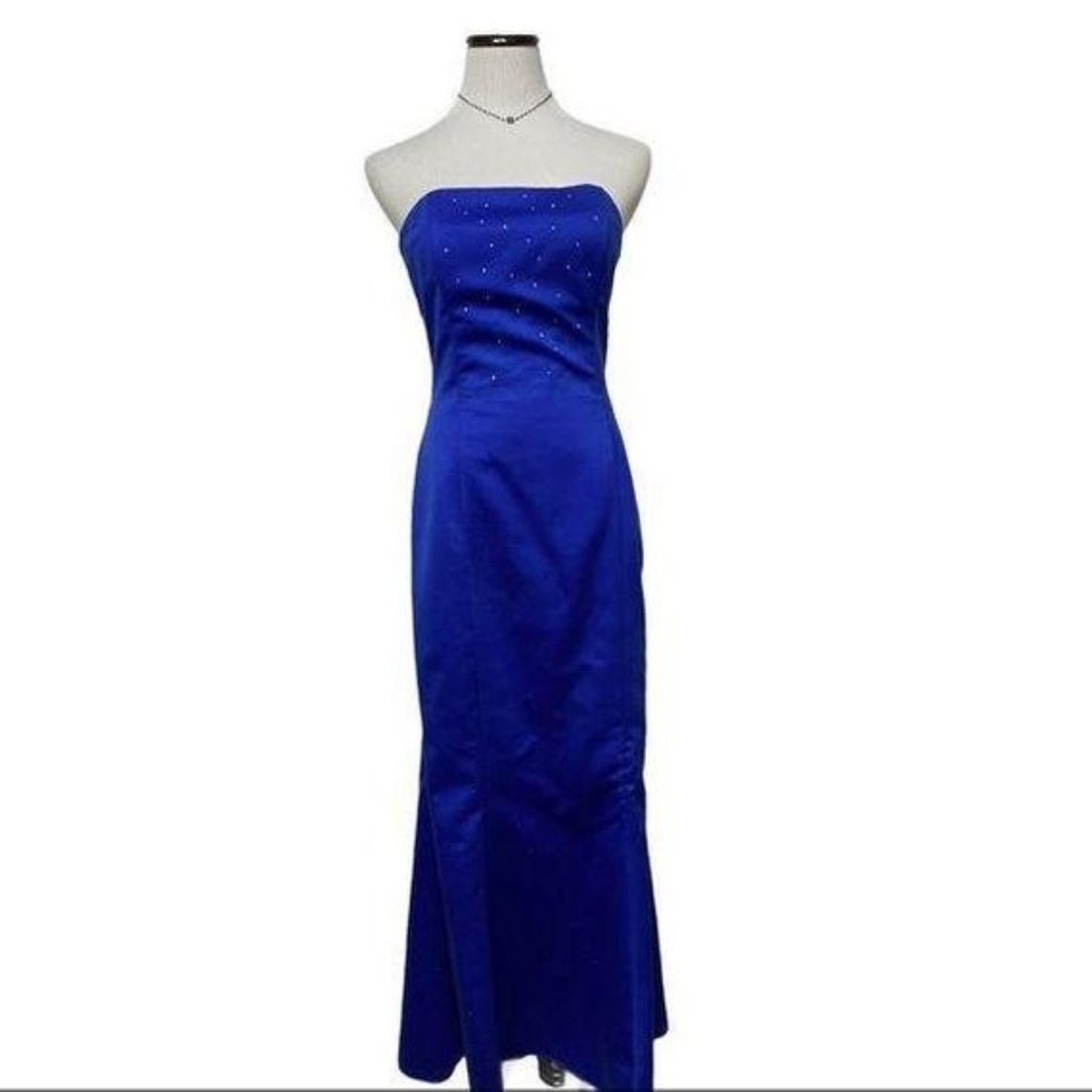 Jessica McClintock Prom Dress 3 Evening Gown Blue